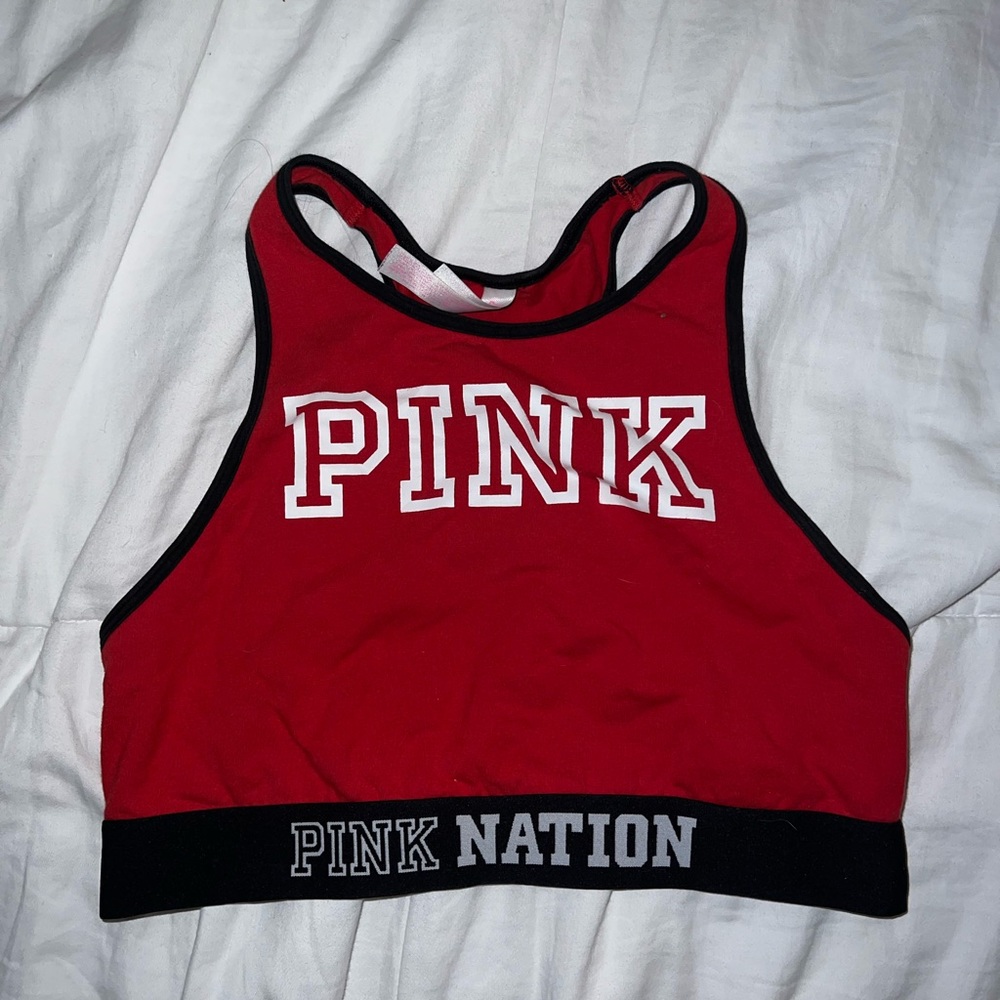 PINK VS size medium racerback sports bra